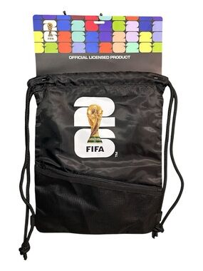 NEW! FIFA World Cup 2026 Tilt Backsack Drawstring Backpack Official Licensed